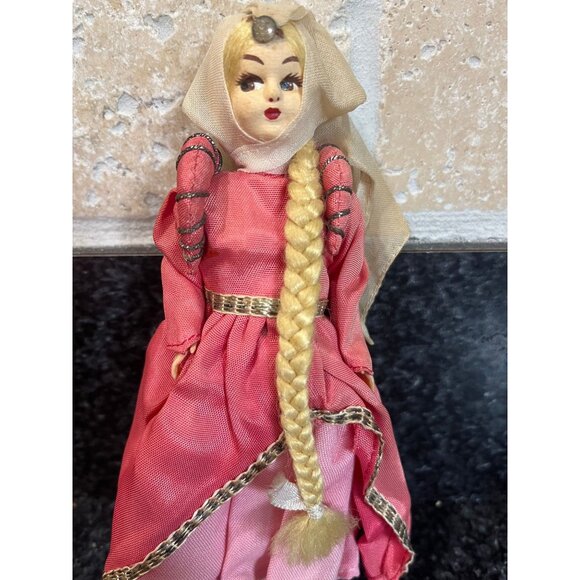 Vtg 1960's Magis Juliette Handmade Doll With Long Braided Hair Made In Italy - Picture 2 of 10